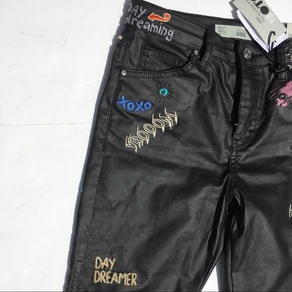 Topshop Moto Jamie High Waist Ankle Grazer/Jeans - Picture 7 of 8